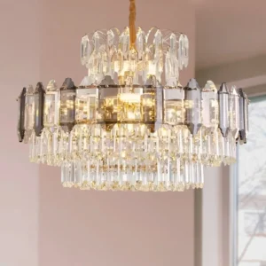 Simply Home Styles Crystal Chandeliers Modern Multi-Layered ~5009